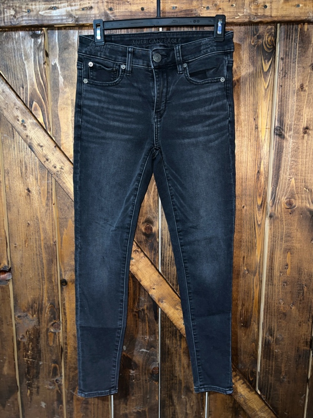 American Eagle Outfitters Women's Skinny Jeans - Black Wash